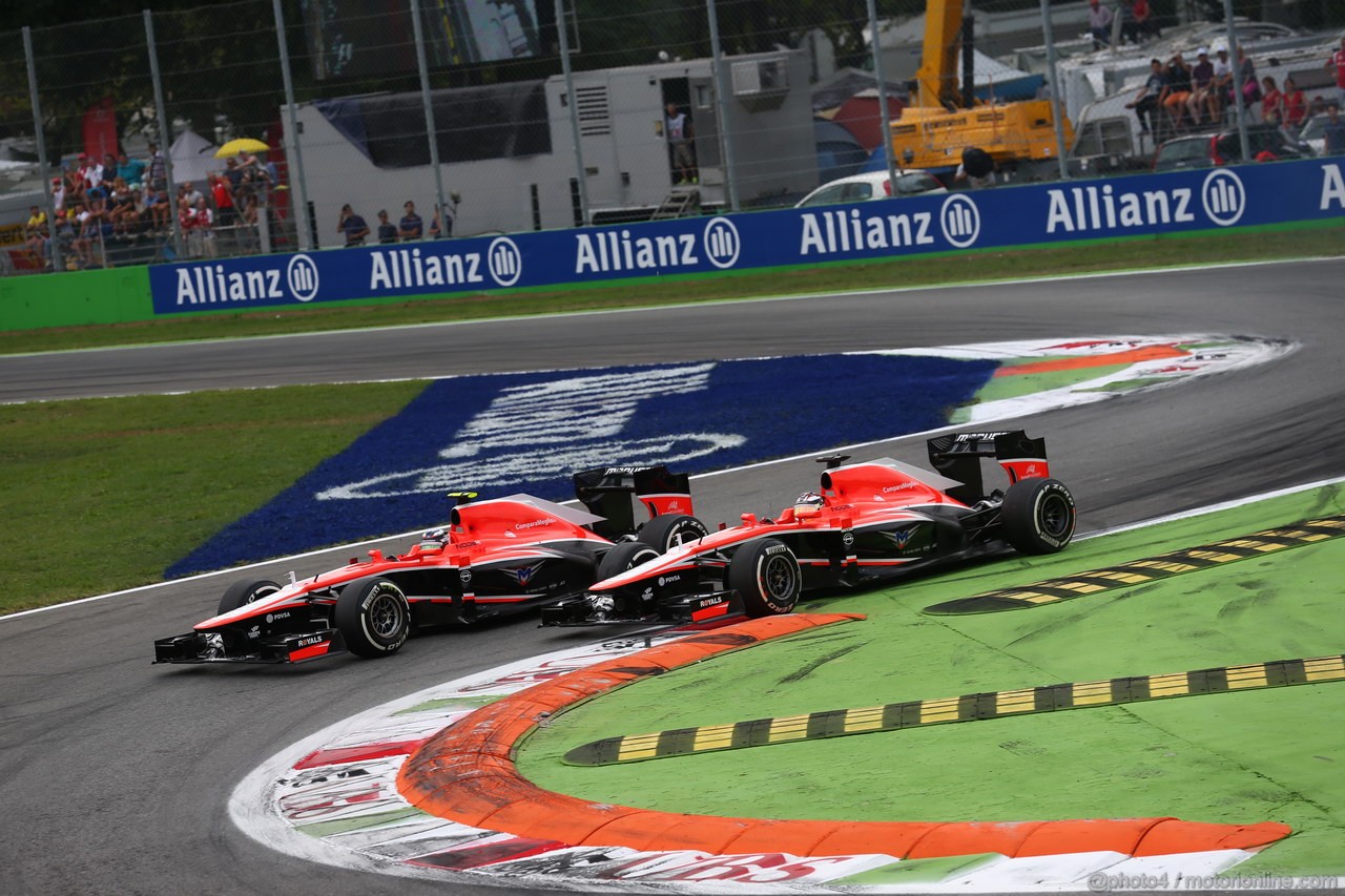 GP ITALIA, 08.09.2013- Gara, Jules Bianchi (FRA) Marussia F1 Team MR02