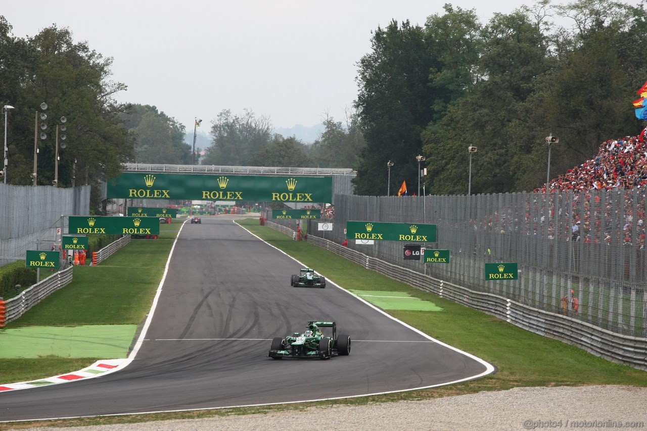 GP ITALIA, 08.09.2013- Gara, Charles Pic (FRA) Caterham F1 Team CT03