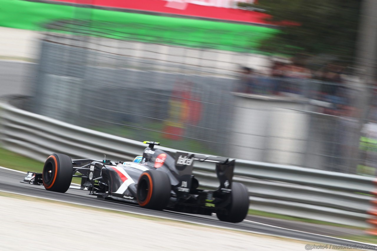 GP ITALIA, 08.09.2013- Gara, Esteban Gutierrez (MEX), Sauber F1 Team C32