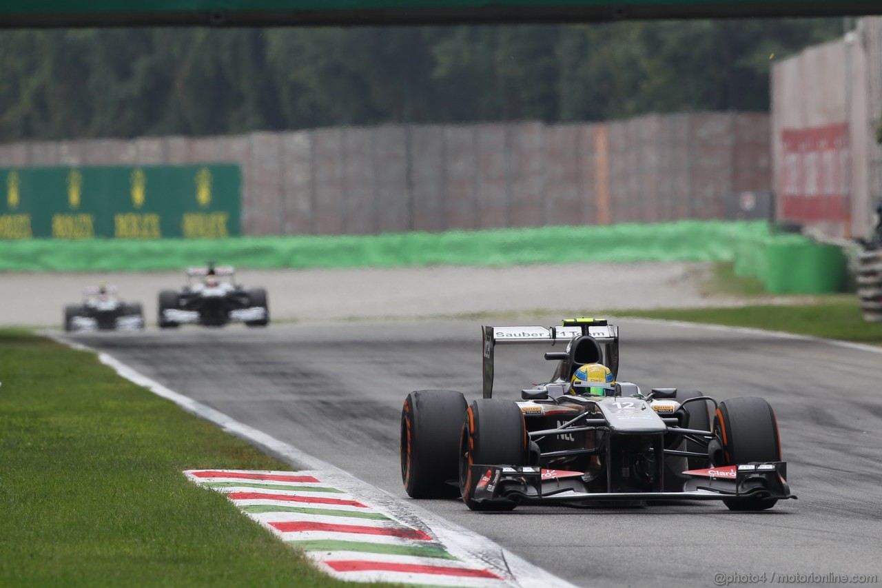 GP ITALIA, 08.09.2013- Gara, Esteban Gutierrez (MEX), Sauber F1 Team C32