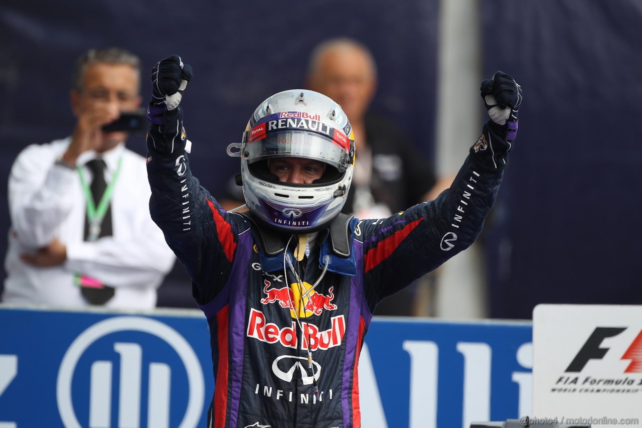 GP ITALIA, Sebastian Vettel (GER) Red Bull Racing RB9 