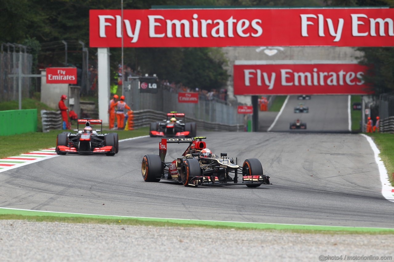GP ITALIA, Romain Grosjean (FRA) Lotus F1 Team E21 