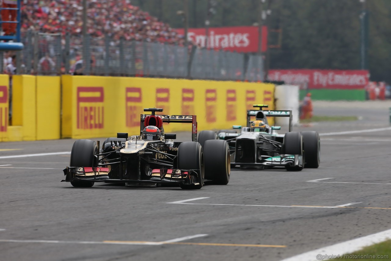 GP ITALIA, Romain Grosjean (FRA) Lotus F1 Team E21 
