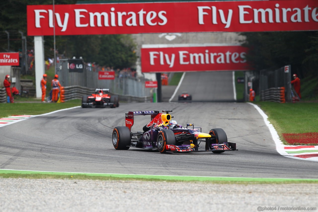 GP ITALIA, Sebastian Vettel (GER) Red Bull Racing RB9 