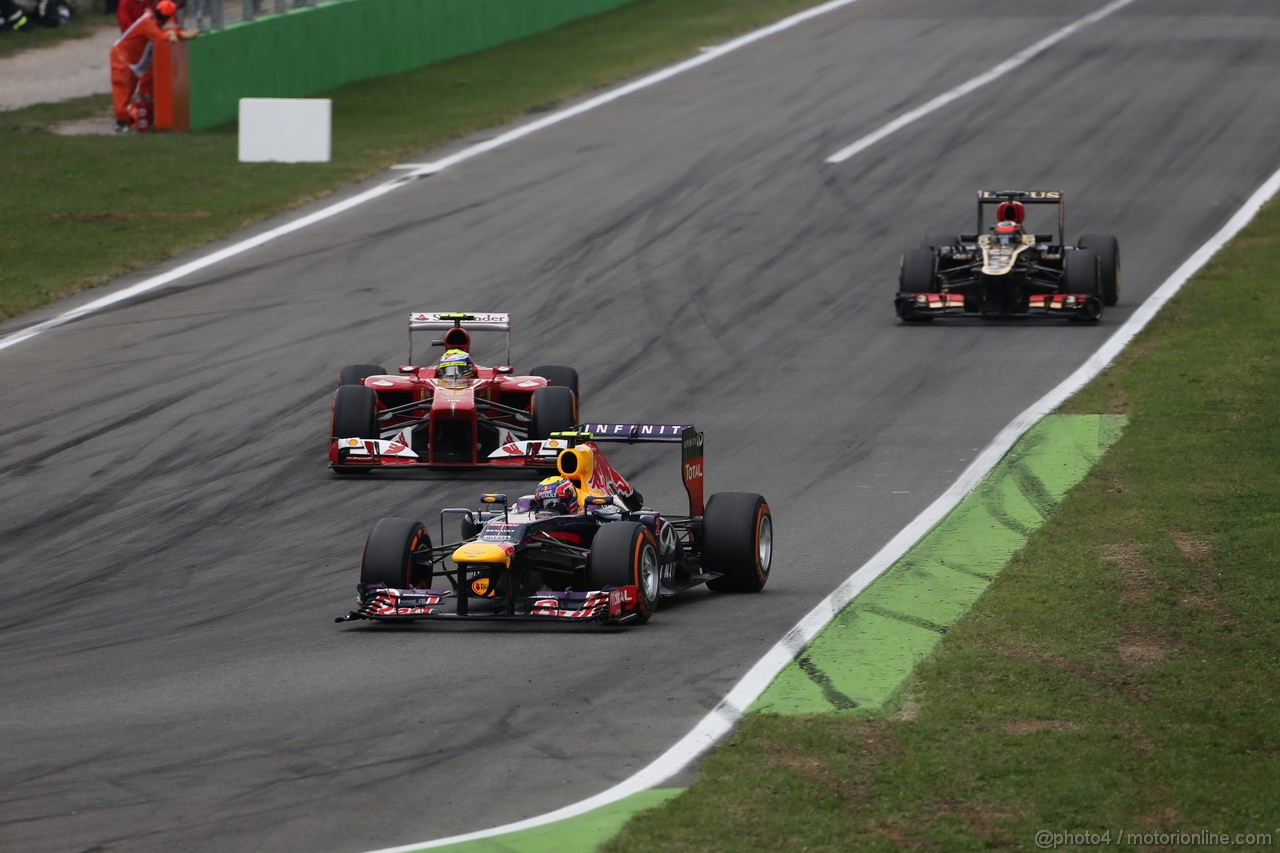 GP ITALIA, Mark Webber (AUS) Red Bull Racing RB9 