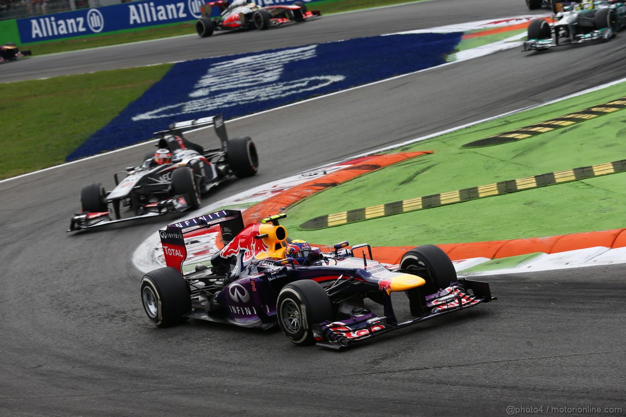 GP ITALIA, Mark Webber (AUS) Red Bull Racing RB9 