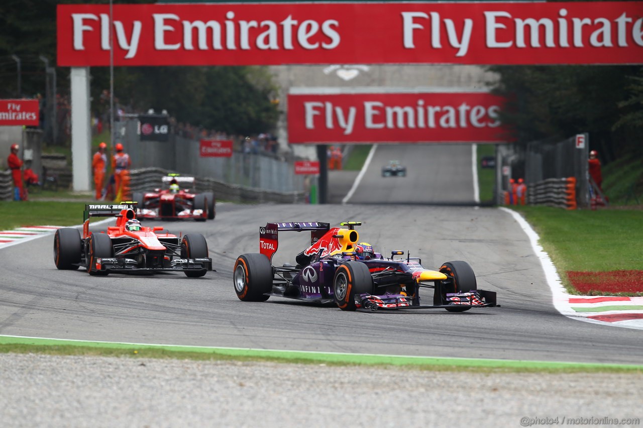 GP ITALIA, Mark Webber (AUS) Red Bull Racing RB9 