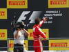 GP ITALIA, 08.09.2013- The Podium,2nd Fernando Alonso (ESP) Ferrari F138 take a picture of the fans