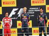 GP ITALIA, Podium: Sebastian Vettel (GER) Red Bull Racing RB9 (vincitore), Fernando Alonso (ESP) Ferrari F138 (secondo) e Mark Webber (AUS) Red Bull Racing RB9 (terzo)