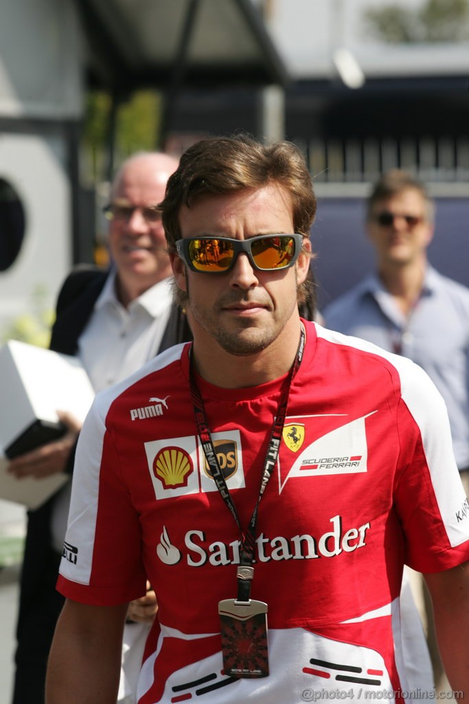 GP ITALIA, Fernando Alonso (ESP) Ferrari F138 