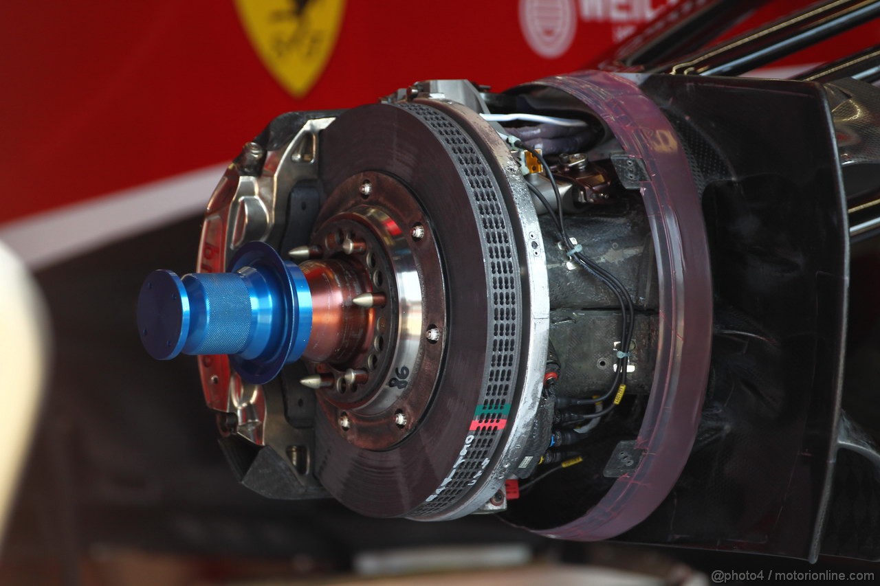 GP ITALIA, 05.09.2013- Ferrari tech detail
