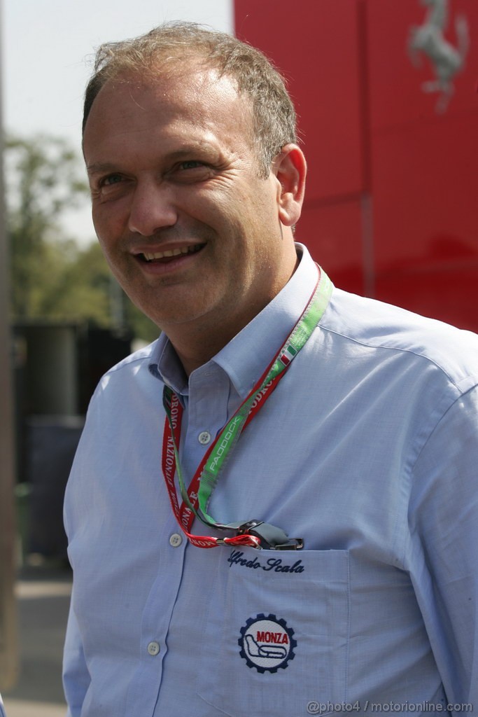 GP ITALIA, 05.09.2013- Alfedo Scala (ITA) director of Circuito di Monza 