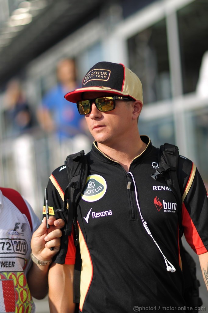 GP ITALIA, Kimi Raikkonen (FIN) Lotus F1 Team E21 