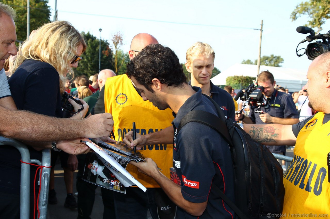 GP ITALIA, 07.09.2013- Daniel Ricciardo (AUS) Scuderia Toro Rosso STR8