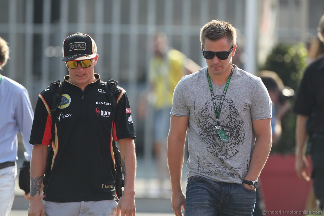 GP ITALIA, 07.09.2013- Kimi Raikkonen (FIN) Lotus F1 Team E21