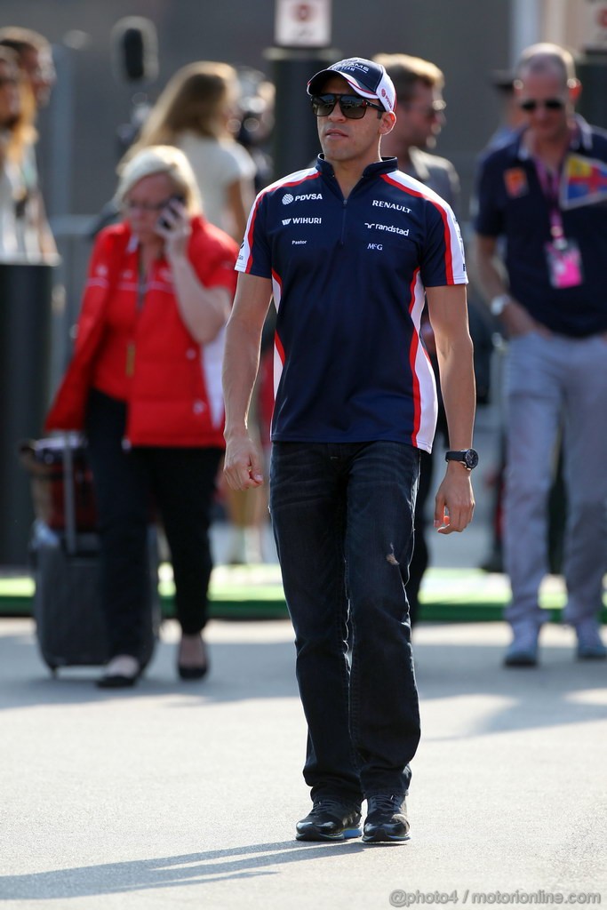 GP ITALIA, 07.09.2013- Pastor Maldonado (VEN) Williams F1 Team FW35