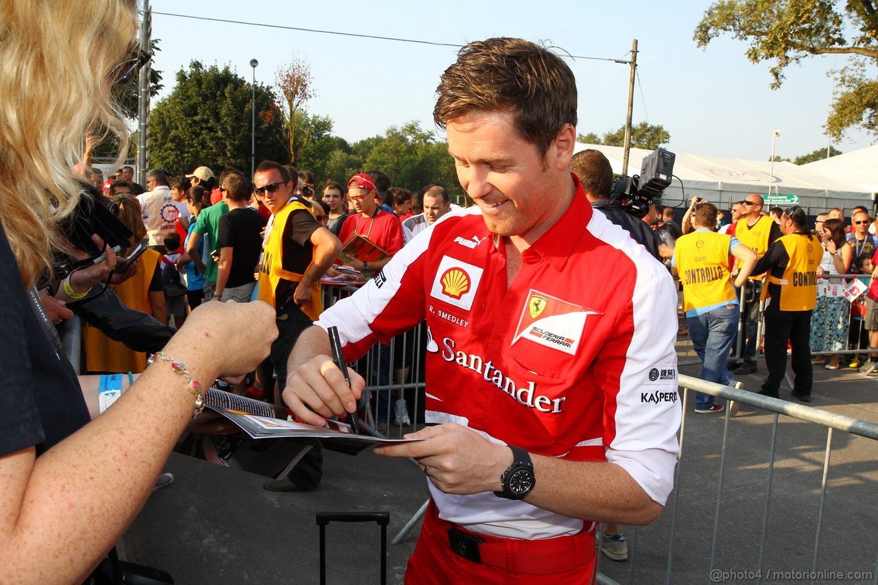GP ITALIA, 07.09.2013- Rob Smedley (GBR) Ferrari Gara Engineer