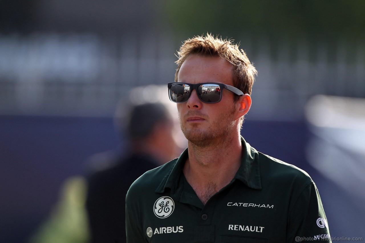 GP ITALIA, 07.09.2013- Giedo Van der Garde (NED), Caterham F1 Team CT03