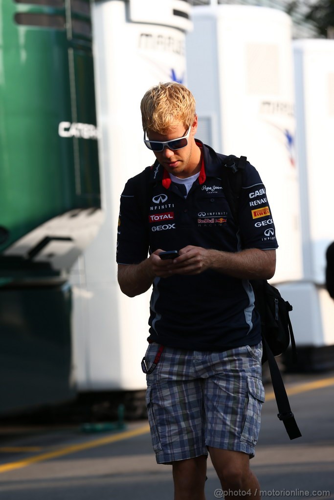 GP ITALIA, 07.09.2013- Sebastian Vettel (GER) Red Bull Racing RB9