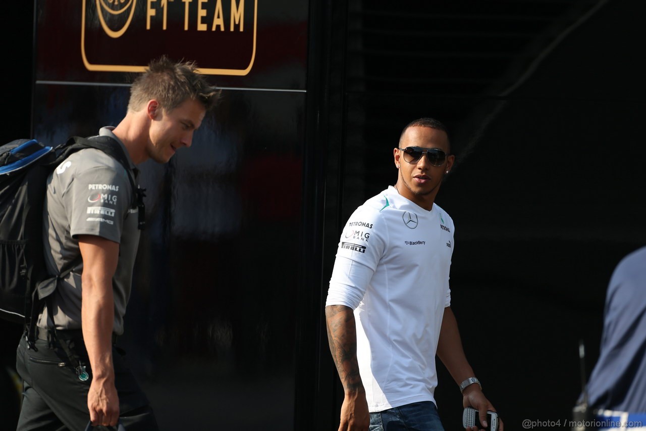 GP ITALIA, 07.09.2013- Lewis Hamilton (GBR) Mercedes AMG F1 W04