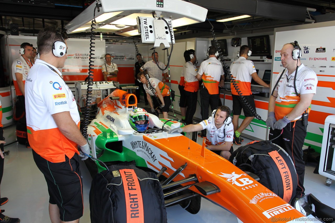 GP ITALIA, 07.09.2013- Free practice 3, Paul di Resta (GBR) Sahara Force India F1 Team VJM06