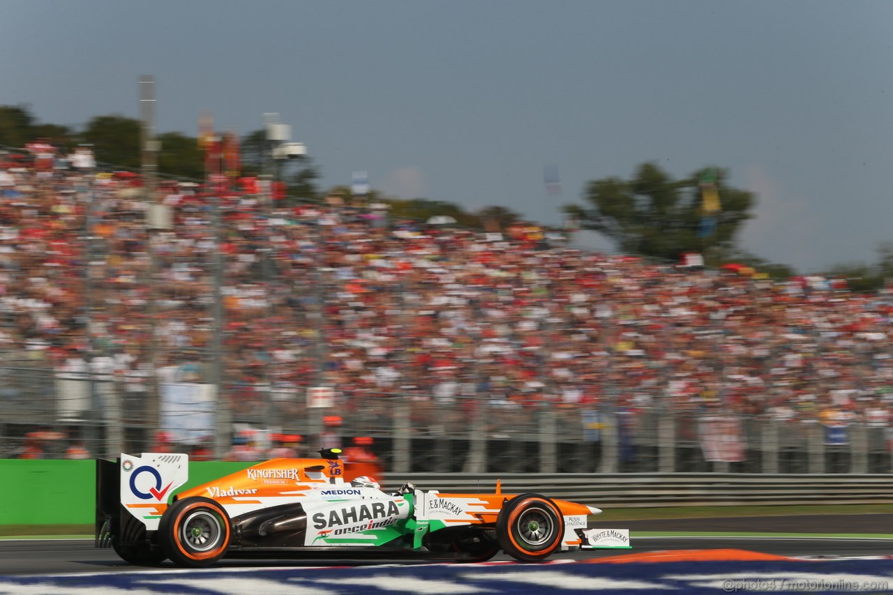 GP ITALIA, 07.09.2013- Free practice 3, Adrian Sutil (GER), Sahara Force India F1 Team VJM06