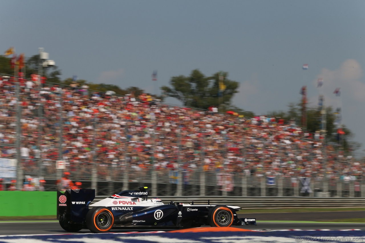GP ITALIA, 07.09.2013- Free practice 3, Valtteri Bottas (FIN), Williams F1 Team FW35