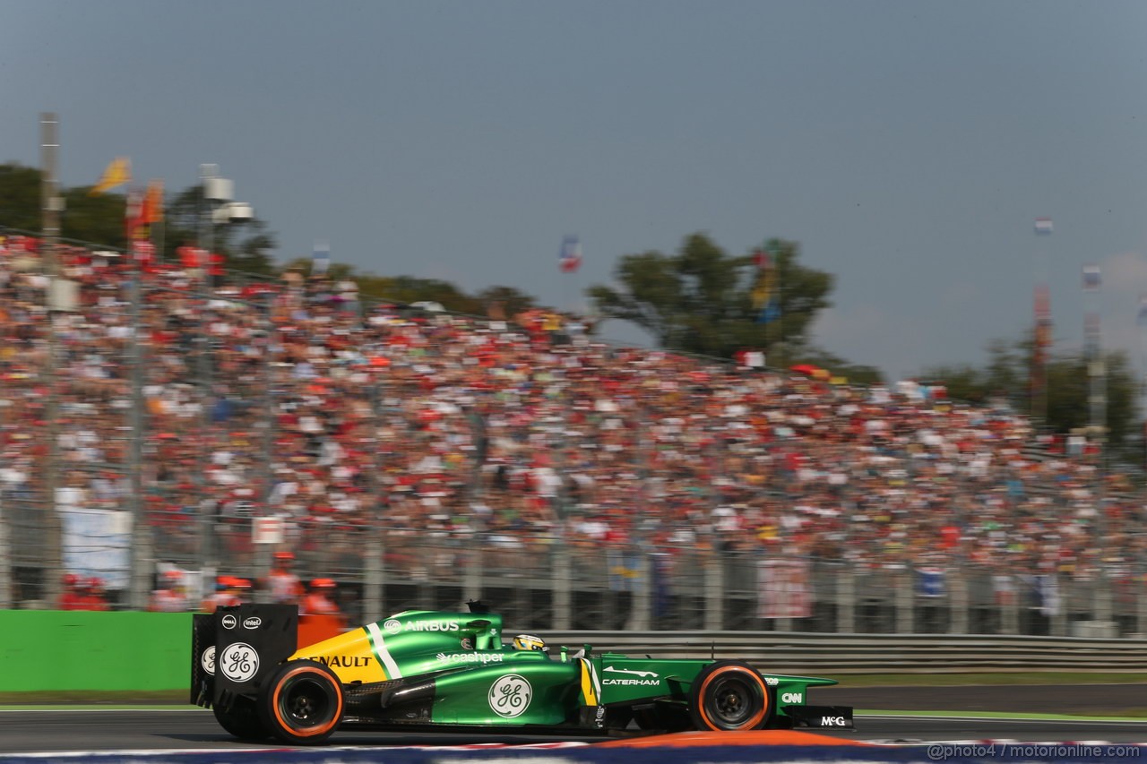 GP ITALIA, 07.09.2013- Free practice 3, Charles Pic (FRA) Caterham F1 Team CT03