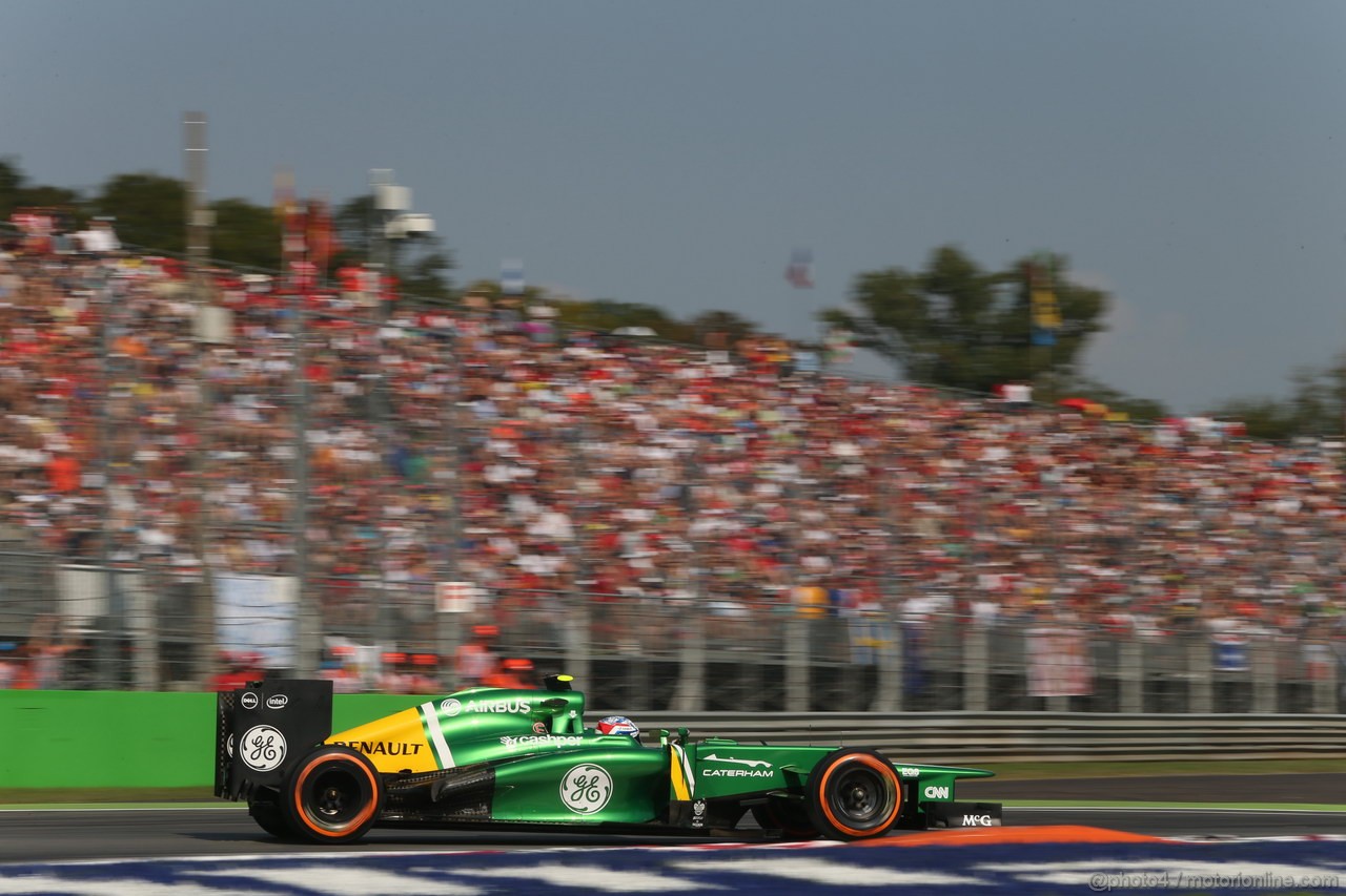 GP ITALIA, 07.09.2013- Free practice 3, Giedo Van der Garde (NED), Caterham F1 Team CT03