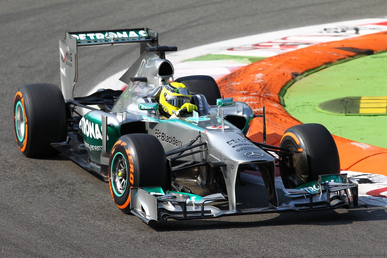 GP ITALIA, 07.09.2013- Free practice 3, Nico Rosberg (GER) Mercedes AMG F1 W04