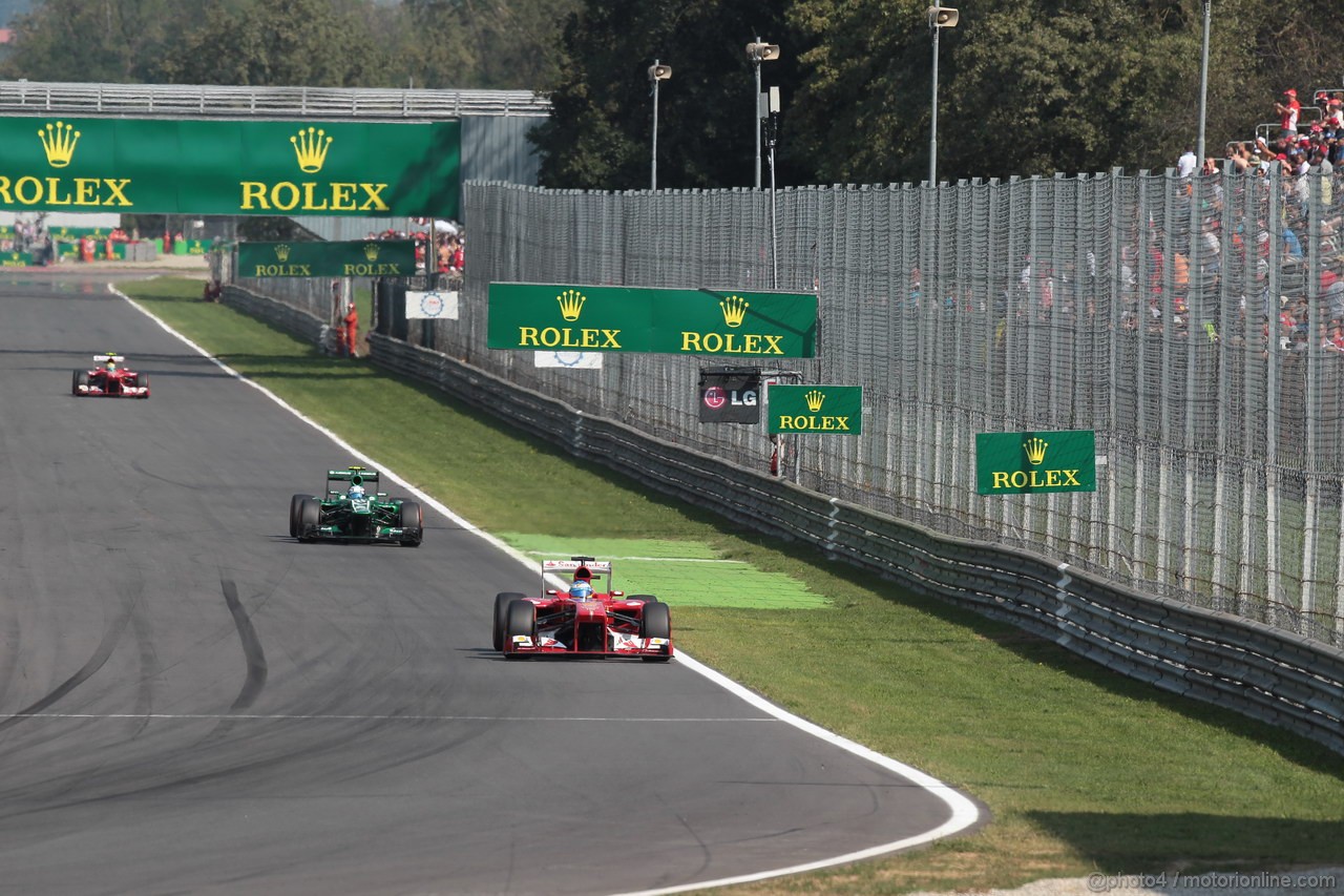 GP ITALIA, 07.09.2013- Free practice 3, Fernando Alonso (ESP) Ferrari F138