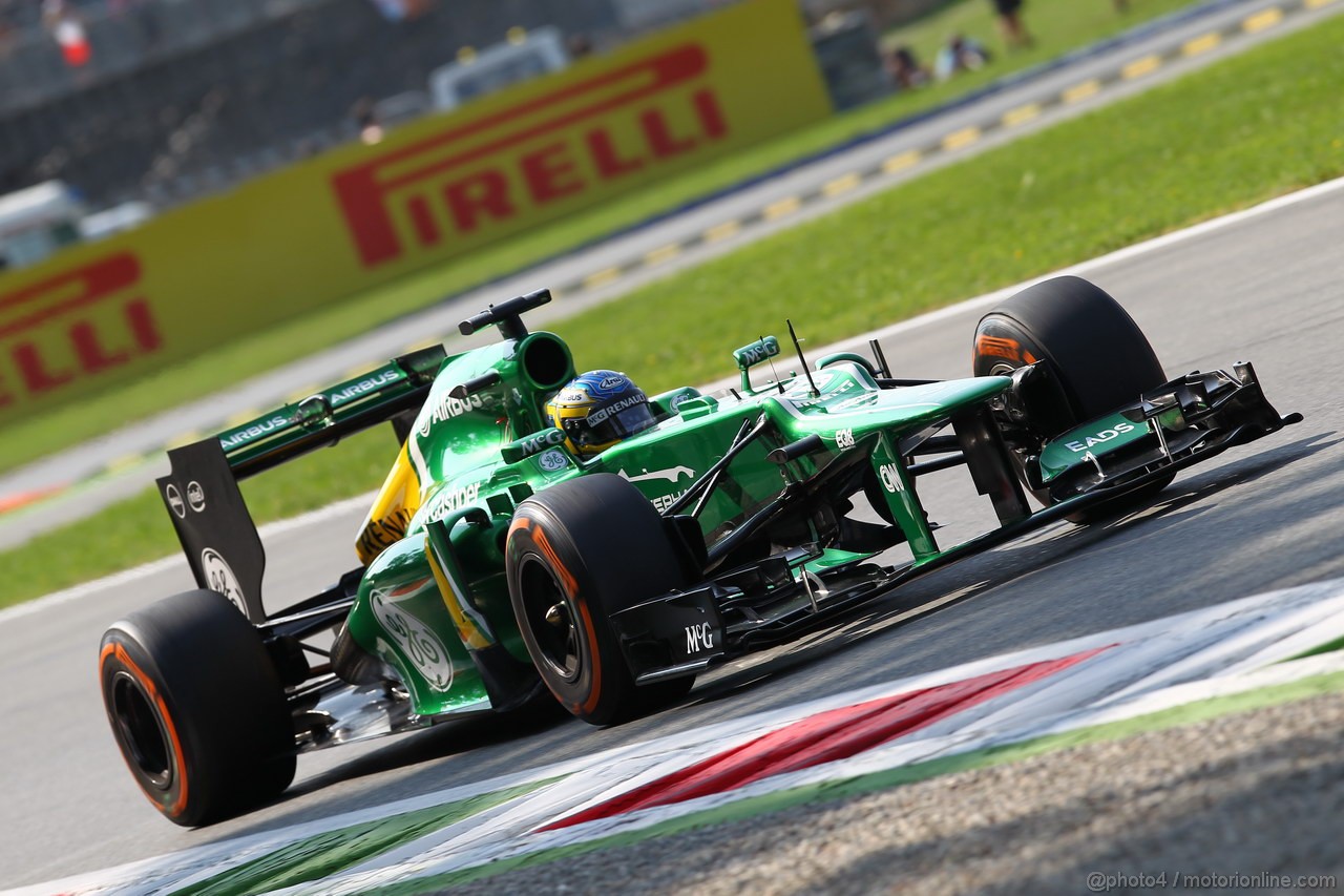 GP ITALIA, 07.09.2013- Free practice 3, Charles Pic (FRA) Caterham F1 Team CT03