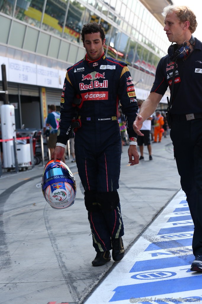 GP ITALIA, 07.09.2013- Free practice 3, Daniel Ricciardo (AUS) Scuderia Toro Rosso STR8