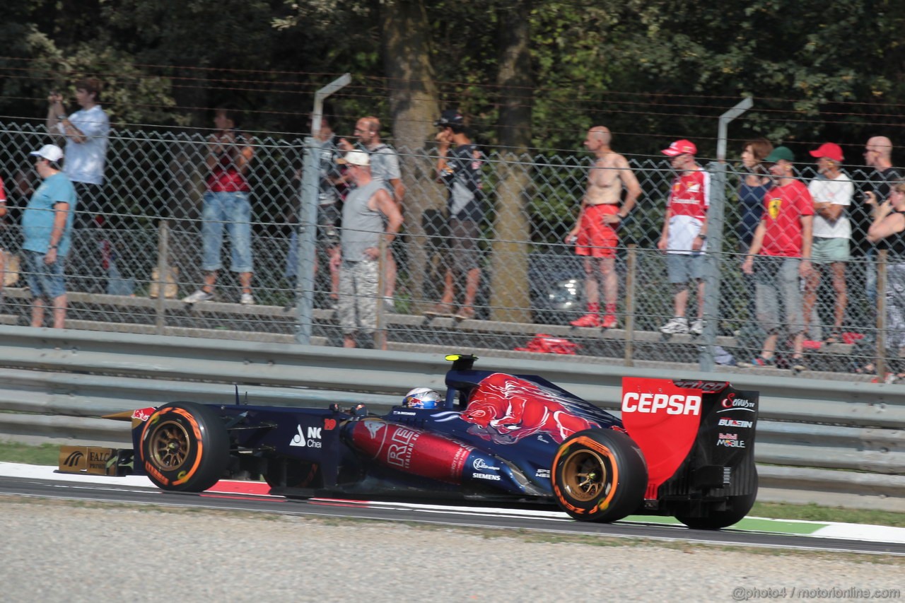 GP ITALIA, 07.09.2013- Free practice 3, Daniel Ricciardo (AUS) Scuderia Toro Rosso STR8