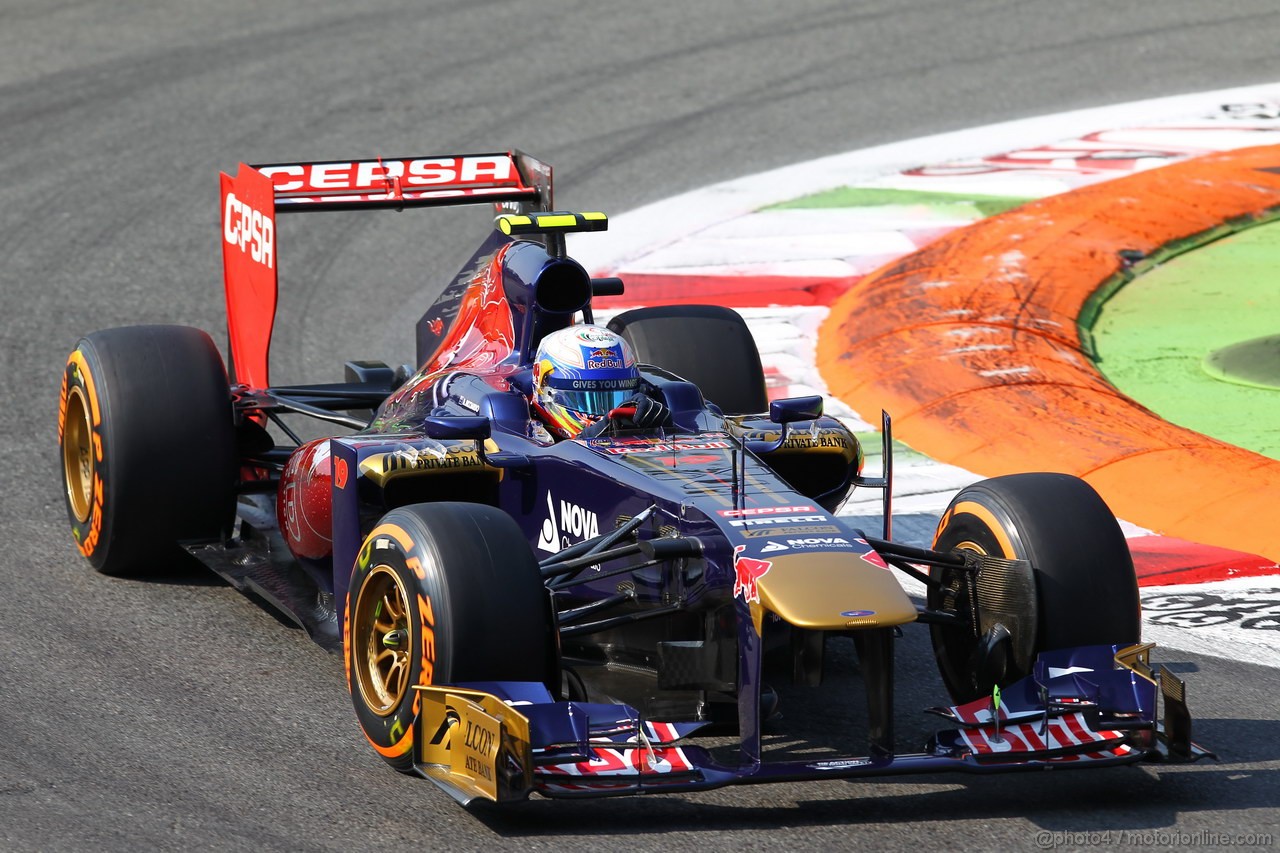 GP ITALIA, 07.09.2013- Free practice 3, Daniel Ricciardo (AUS) Scuderia Toro Rosso STR8