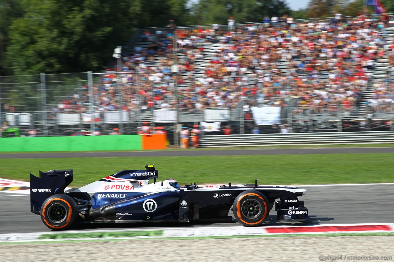 GP ITALIA, 07.09.2013- Free practice 3, Valtteri Bottas (FIN), Williams F1 Team FW35