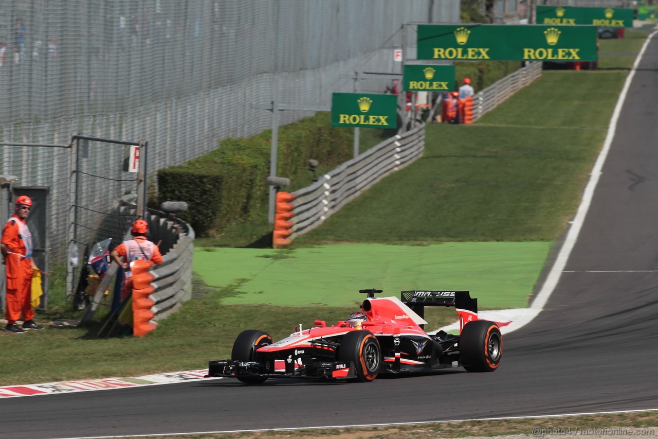 GP ITALIA, 07.09.2013- Free practice 3, Jules Bianchi (FRA) Marussia F1 Team MR02