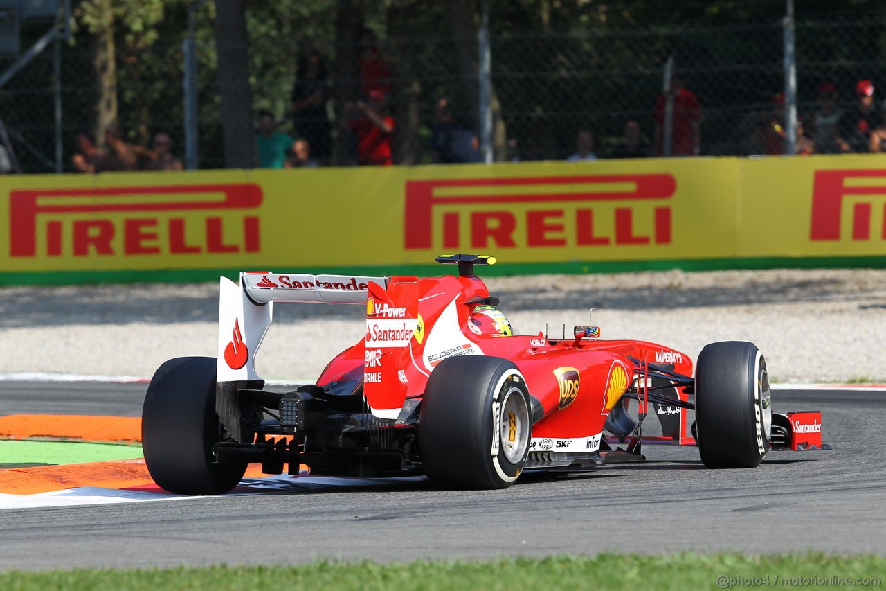 GP ITALIA, 07.09.2013- Free practice 3, Felipe Massa (BRA) Ferrari F138