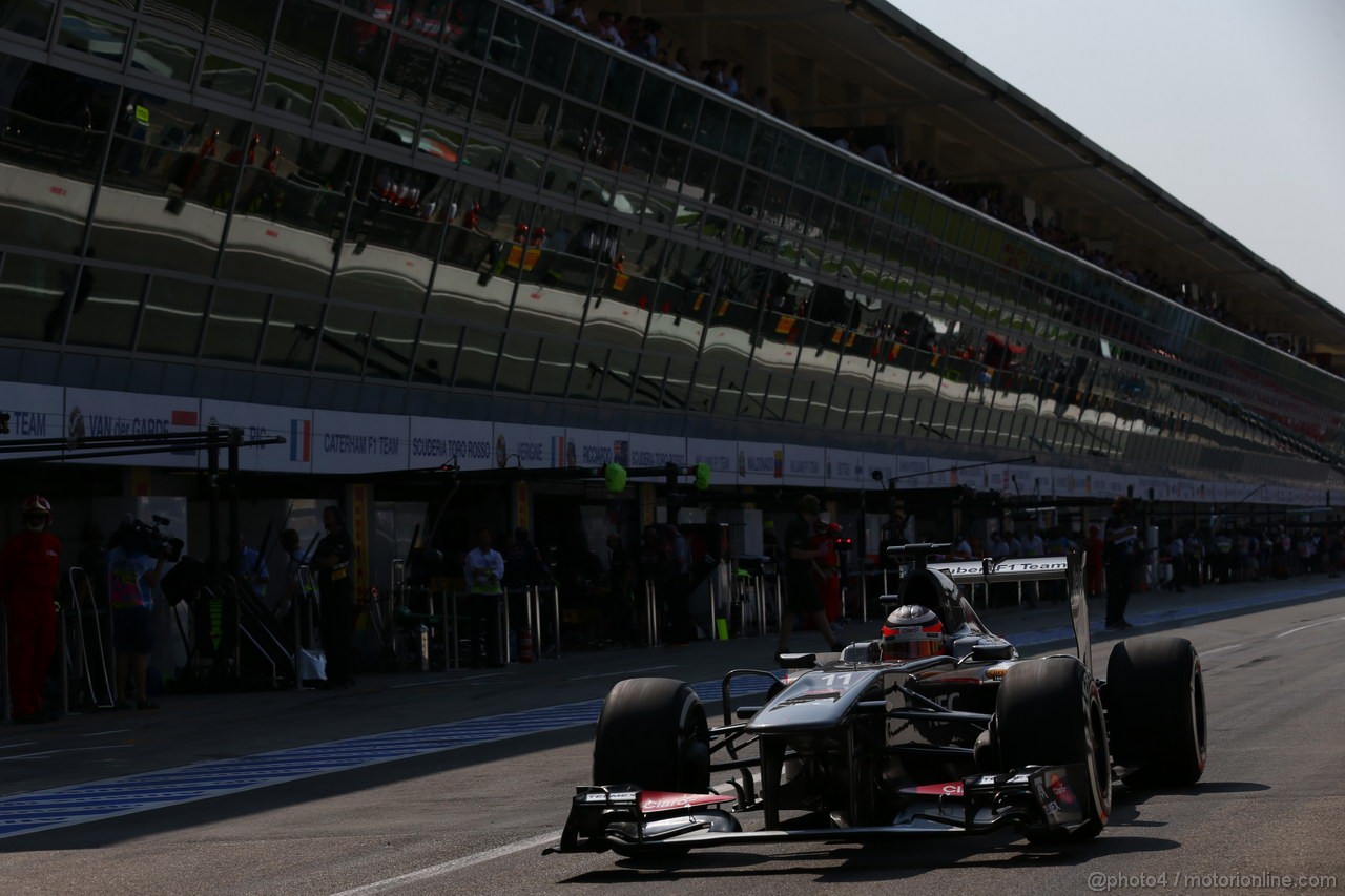 GP ITALIA, 07.09.2013- Free practice 3, Nico Hulkenberg (GER) Sauber F1 Team C32