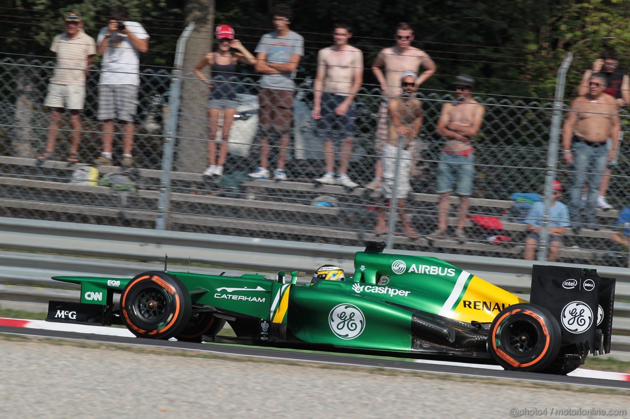 GP ITALIA, 07.09.2013- Free practice 3, Charles Pic (FRA) Caterham F1 Team CT03
