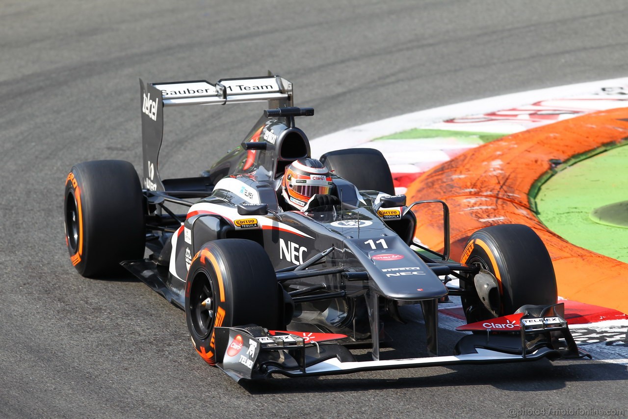 GP ITALIA, 07.09.2013- Free practice 3, Nico Hulkenberg (GER) Sauber F1 Team C32