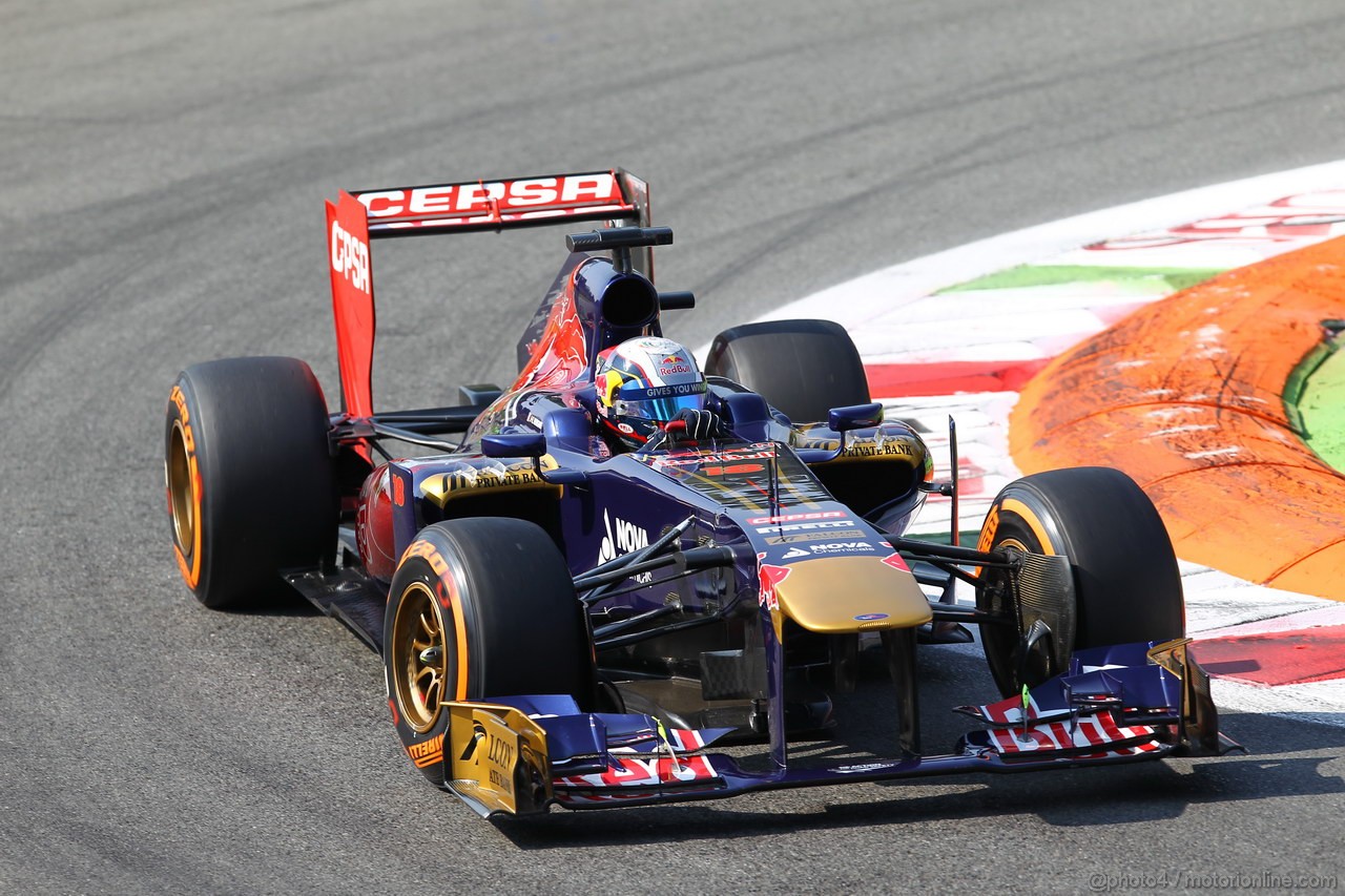 GP ITALIA, 07.09.2013- Free practice 3, Jean-Eric Vergne (FRA) Scuderia Toro Rosso STR8