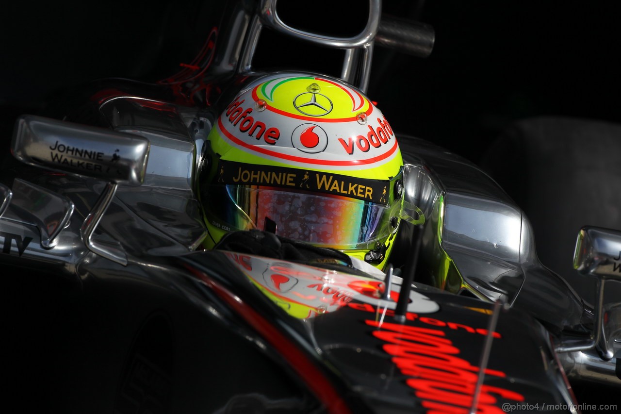 GP ITALIA, 07.09.2013- Qualifiche, Sergio Perez (MEX) McLaren MP4-28