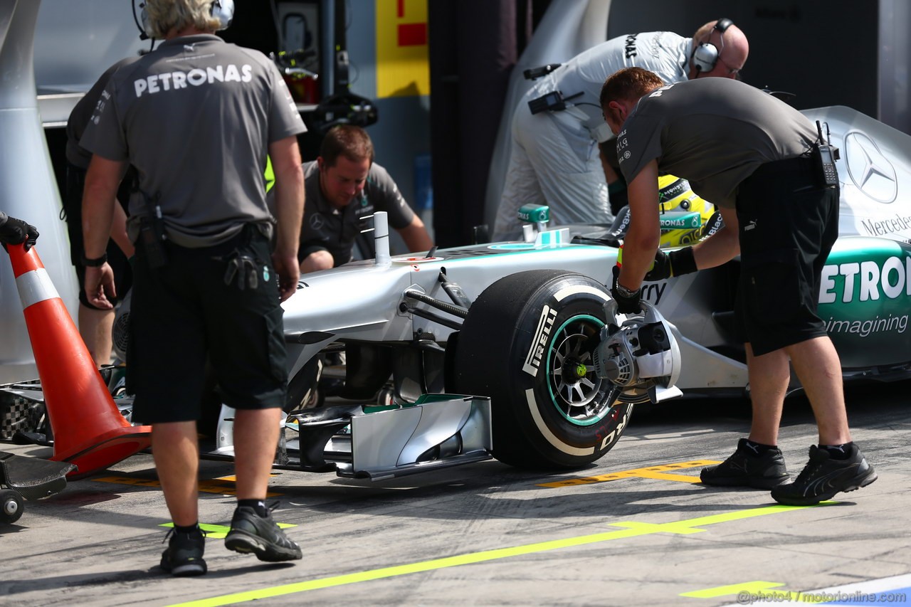 GP ITALIA, 07.09.2013- Qualifiche, Nico Rosberg (GER) Mercedes AMG F1 W04