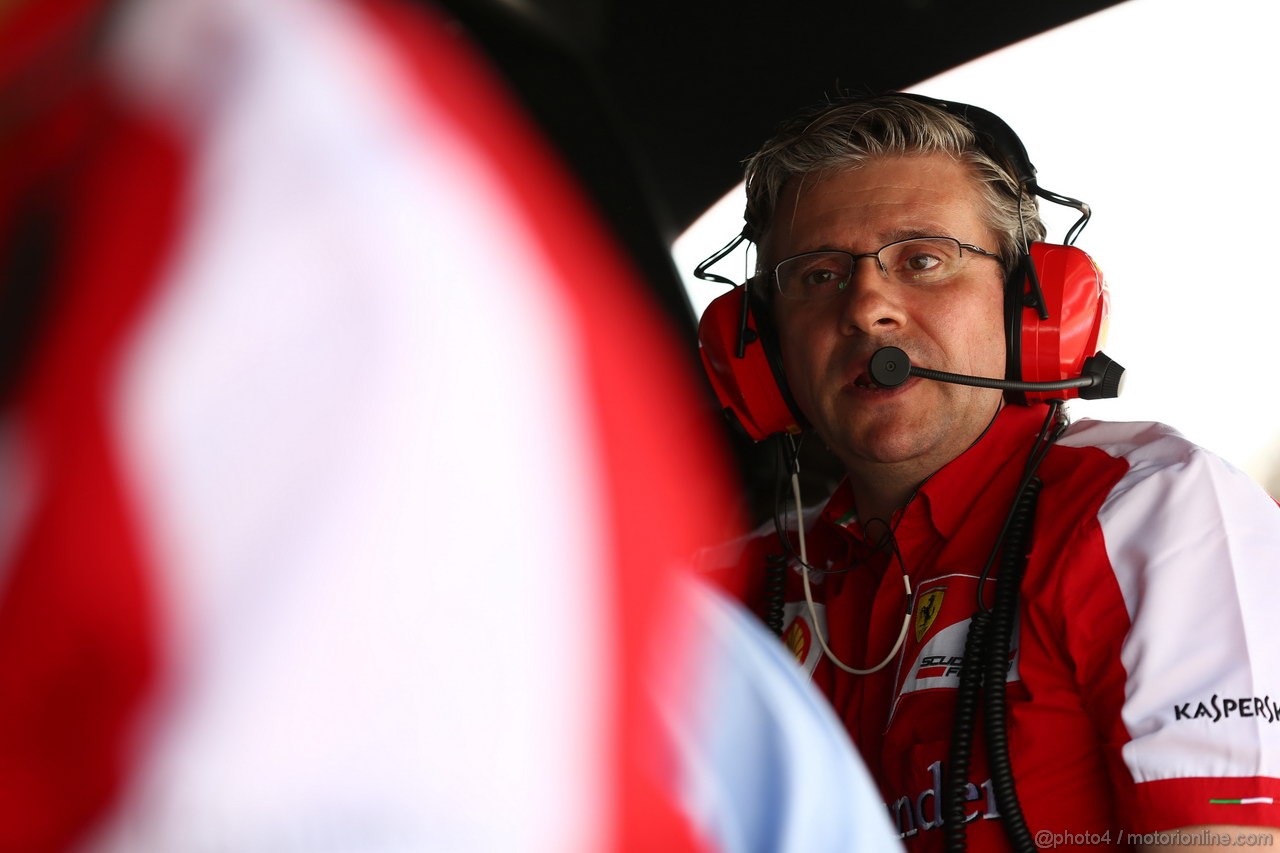 GP ITALIA, 07.09.2013- Qualifiche, Pat Fry (GBR), Technical Director (Chassis), Ferrari