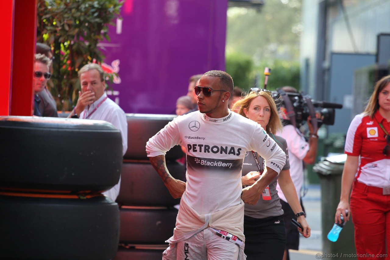 GP ITALIA, 07.09.2013- Qualifiche, Lewis Hamilton (GBR) Mercedes AMG F1 W04