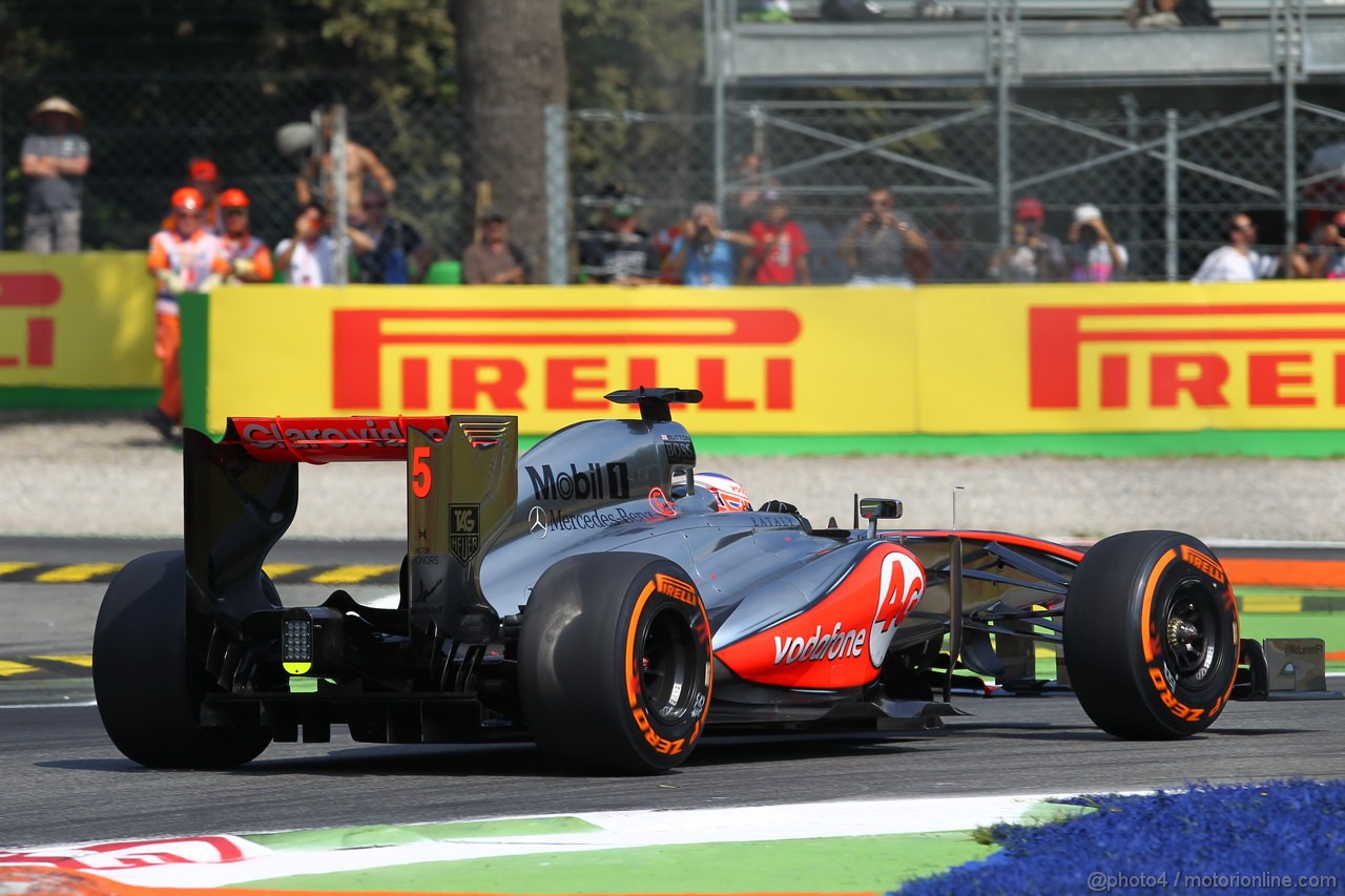 GP ITALIA, 07.09.2013, Qualifiche Jenson Button (GBR) McLaren Mercedes MP4-28