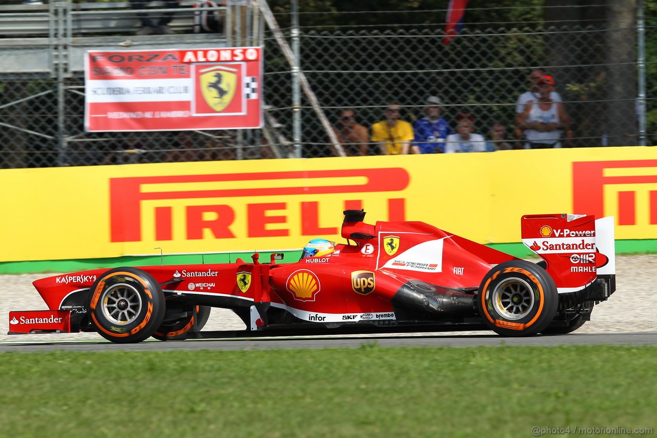 GP ITALIA, 07.09.2013, Qualifiche Fernando Alonso (ESP) Ferrari F138