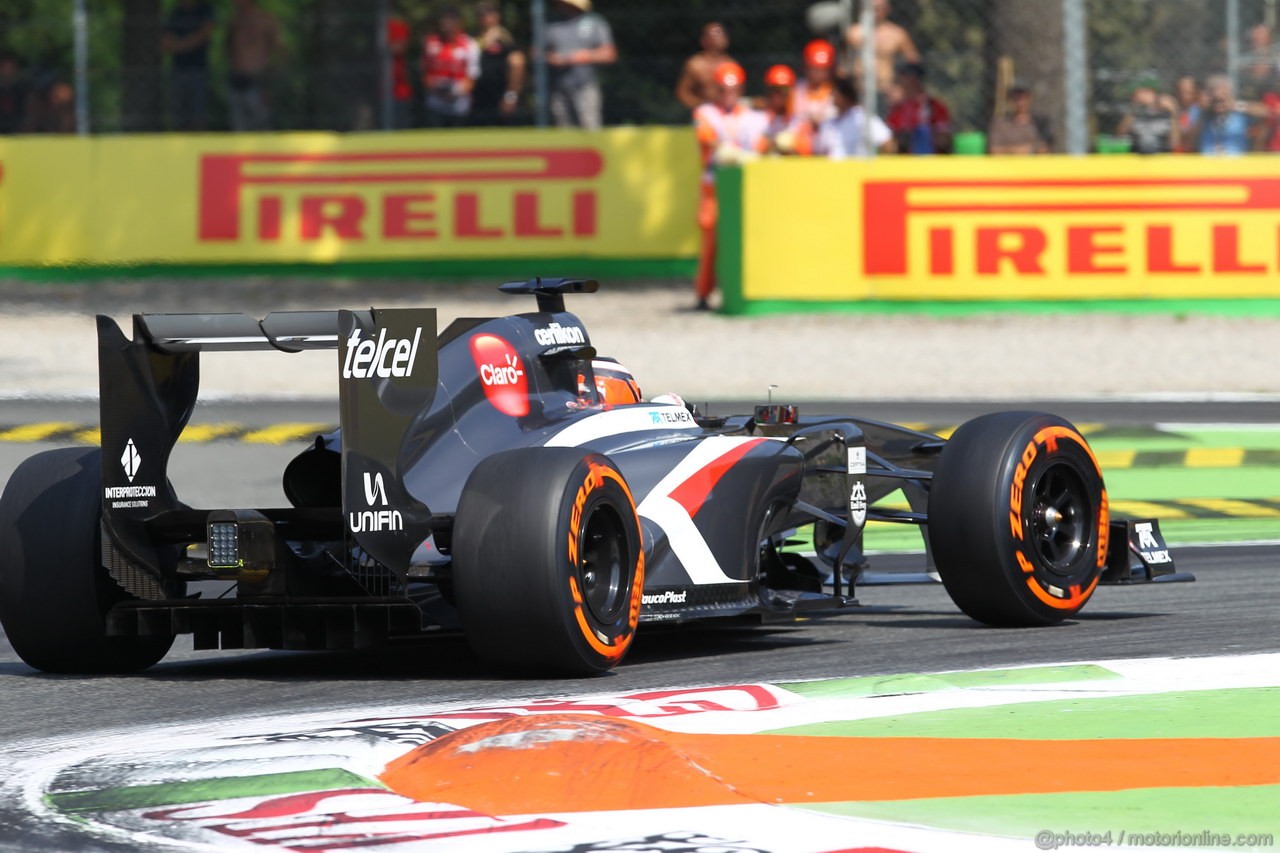 GP ITALIA, 07.09.2013, Qualifiche Esteban Gutierrez (MEX), Sauber F1 Team C32