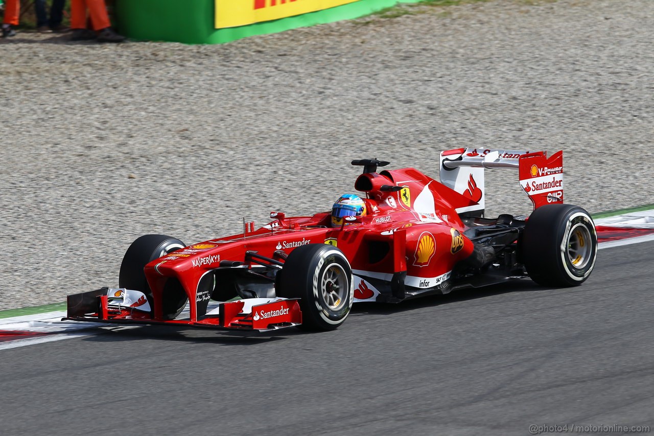 GP ITALIA, 07.09.2013, Qualifiche Fernando Alonso (ESP) Ferrari F138